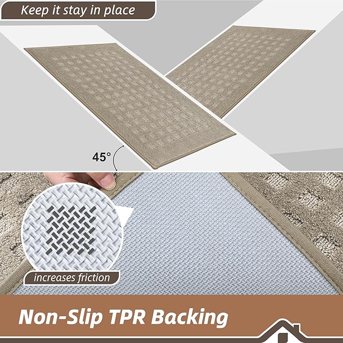 BEQHAUSE Waffle Door Mats Indoor 32"x48", Dog Mat - Image 5