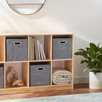 Amazon Basics Collapsible Cube Storage Organizer Bins, 10.5 x 10.5 x 11 inches - Image 6