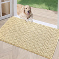 REFETONE Indoor Doormat, Front Back Door Mat 24"x36" Absorbent Rubber Backing by Refetone