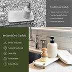 2PCS Water Absorbing Stone Soap Tray - Image 3