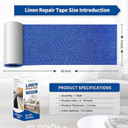 KING MOUNTAIN Linen Repair Patches, Self-Adhesive Fabric Patches, 4 X 63 inch - Image 4