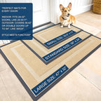 OLANLY Front Door Mat Indoor Outdoor Entrance, Waterproof All-Season, - Image 2