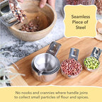 Simply Gourmet Measuring Cups Set of 7, 304 Premium Stainless Steel, Kitchen - Image 3