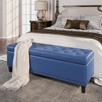 Storage Ottoman Bench, 51-Inch Large Storage Bench - Image 3