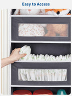 JARLINK Over The Door Organizer, 5 Shelf Door Hanging Organizer - Image 9
