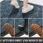 Yimobra Large Door Mat 47x24, All-Weather Waterproof Non-Slip Welcome Matt - Image 5