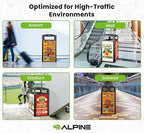 Alpine Outdoor Commercial Trash Can - Image 9