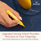 Fabric Markers for Sewing – Ergonomic Tailors Chalk Pen - Image 3