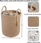 Rope Laundry Basket Laundry Hamper - Image 2