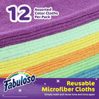 Fabuloso Microfiber Cleaning Cloths, Rainbow - Image 2