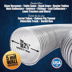 2-1/2" x 20' PVC Dust Collection Hose, Puncture Resistant, Carbon Steel Wire - Image 6