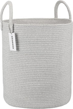 Cotton Rope Laundry Basket Hamper by XUANGUO