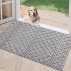 REFETONE Indoor Doormat, Front Back Door Mat 32"x40" Absorbent Rubber Backing by Refetone