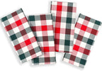 Native Fab Gingham Check Kitchen Towels 4 Pack 16x26 Inches - Image 6