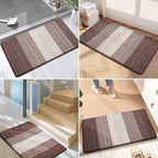 Kitinjoy Indoor Outdoor Door Mat, 40x32 Non-Slip Absorbent Dirt Trapper - Image 6