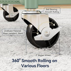 YASONIC 3 Tier Rolling Cart – Metal Utility Storage Cart - Image 7