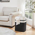 OIAHOMY Laundry Hamper-Laundry Basket, Tall Cotton Storage Basket - Image 2