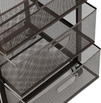 Mind Reader 3-Drawer Rolling Storage Cart, Office Organizer - Image 6