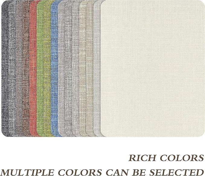 KING MOUNTAIN Fine Linen Fabric Patches, Self-Adhesive, 8x11 inch, - Image 3
