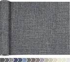 KING MOUNTAIN Fine Linen Fabric Patches, Self-Adhesive, 12x40 inch, by ForABetterHomeLife