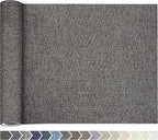 KING MOUNTAIN Coarse Linen Repair Patches, Self-Adhesive, 12x40 Inch, Dark Grey by ForABetterHomeLife