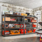 REIBII 48" W Garage Shelving Heavy Duty 2550 LBS Storage Shelves 4 Tier Heavy - Image 3