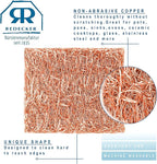 Redecker Copper Thread Mini Scrubber, 2 x 1-5/8 inches, Non-Abrasive Scouring - Image 4