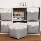 Cube Storage Bins, Collapsible Fabric Cube Storage Bin, 11 Inch Cube Storage - Image 5