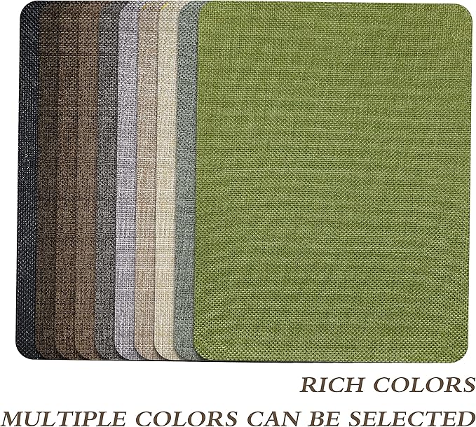 KING MOUNTAIN Coarse Linen Repair Patches, Self-Adhesive Fabric, 8X11 Inch 2 PCS - Image 3