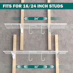 EVERHANGER Garage Wall Shelves, 12 X 48 Inch Wall Mounted Storage Shelves - Image 4