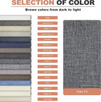 KING MOUNTAIN Fine Linen Fabric Patches, Self-Adhesive, 12x40 inch, - Image 4