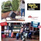 dbest products Quik Cart Stair Climber Wheeled Rolling Crate Teacher Utility - Image 5